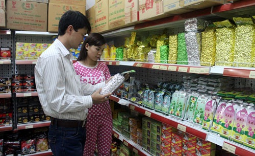 Trà Thái Nguyên được bày bán khắp các siêu thị